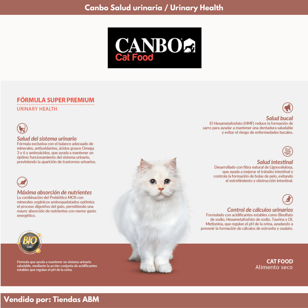 Canbo Gato Salud Urinaria / Urinary Health 7Kg