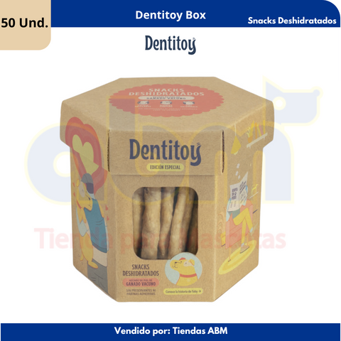 Barritas de Vacuno Dentitoy Box 50Und.