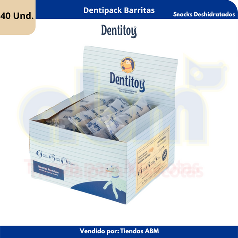 Barritas de Vacuno Dentipack 40Und.