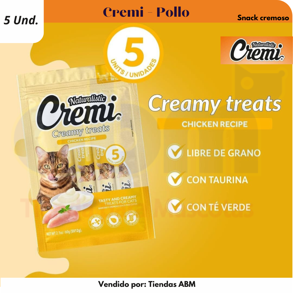 Cremi Sabor Pollo 60Gr NATURALISTIC