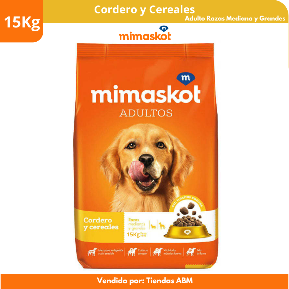 Mimaskot Adulto x15Kg Cordero y Cereales