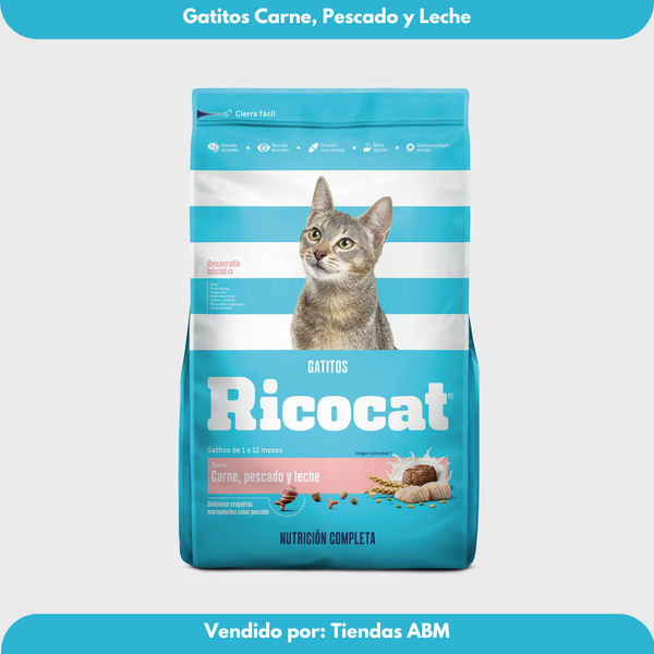 Ricocat Gatito Carne, Pescado y Leche