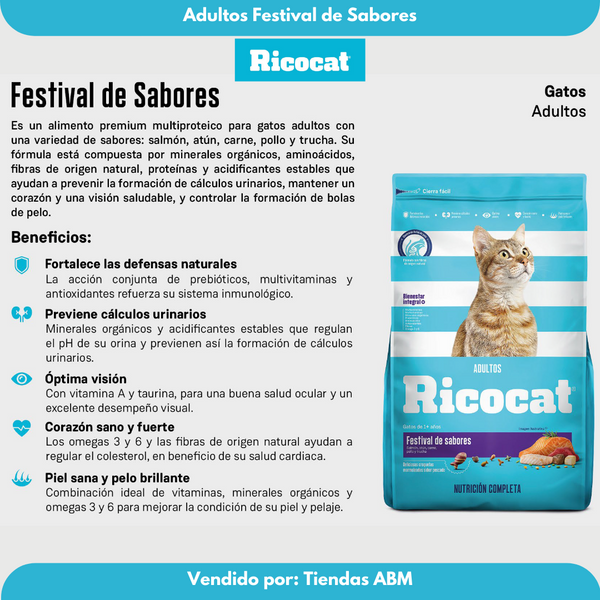 Ricocat Adulto Festival de Sabores