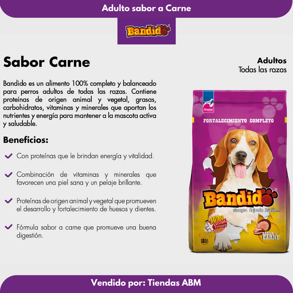 Bandido Adulto Carne