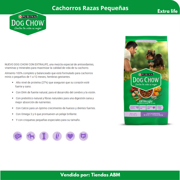 Dog chow Cachorro  22.7 Kg Razas Pequeñas