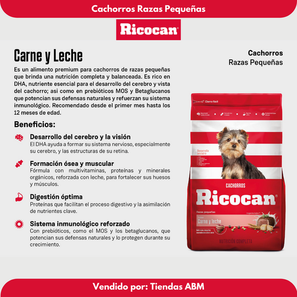 Ricocan Cachorros Razas Pequeñas