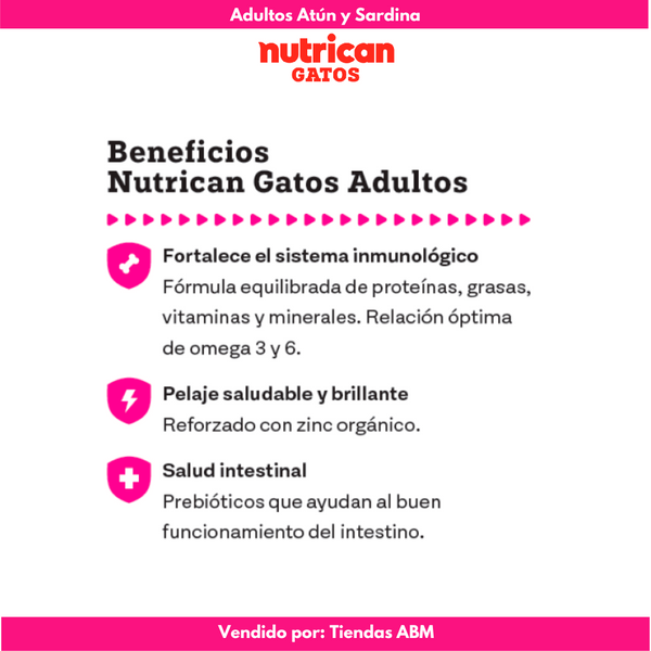 Nutrican Gatos x 9Kg Adultos