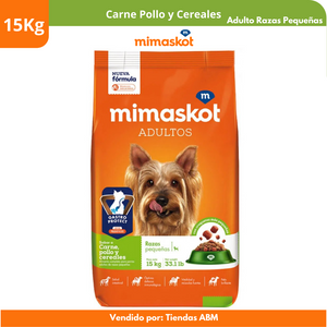 Mimaskot Adulto x 15Kg Carne Pollo y Cereal