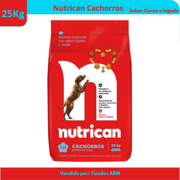 Nutrican Cachorro x25Kg