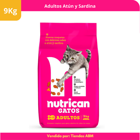 Nutrican Gatos x 9Kg Adultos