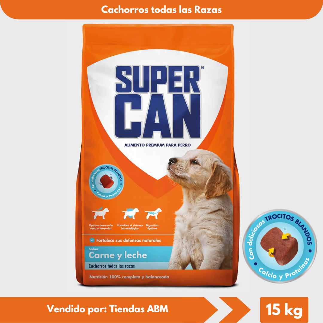 Supercan Cachorro Carne y Lehe